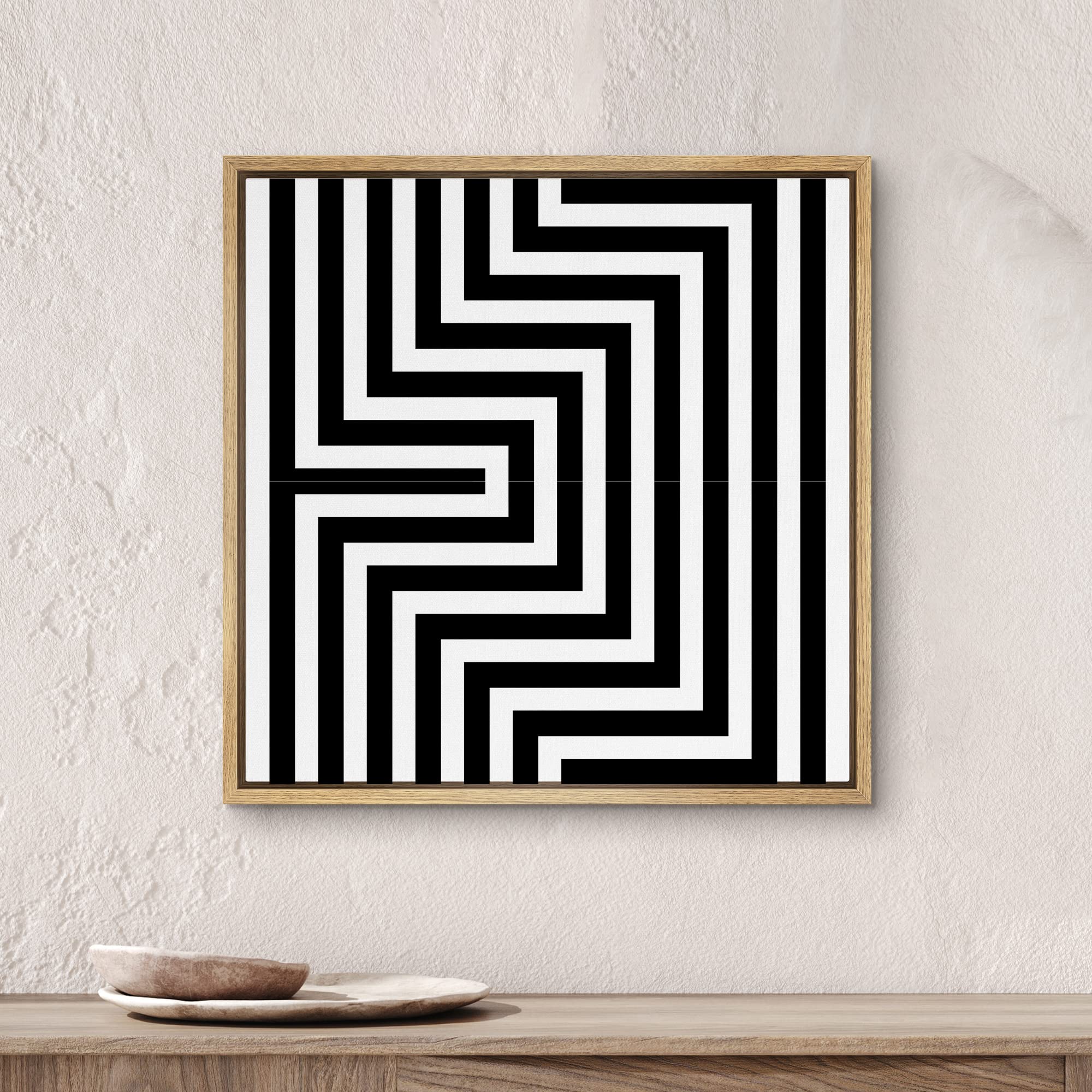 Amazon.com: SIGNWIN Framed Canvas Print Wall Art 3D Optical